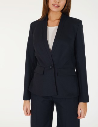 Veste basque bleu marine