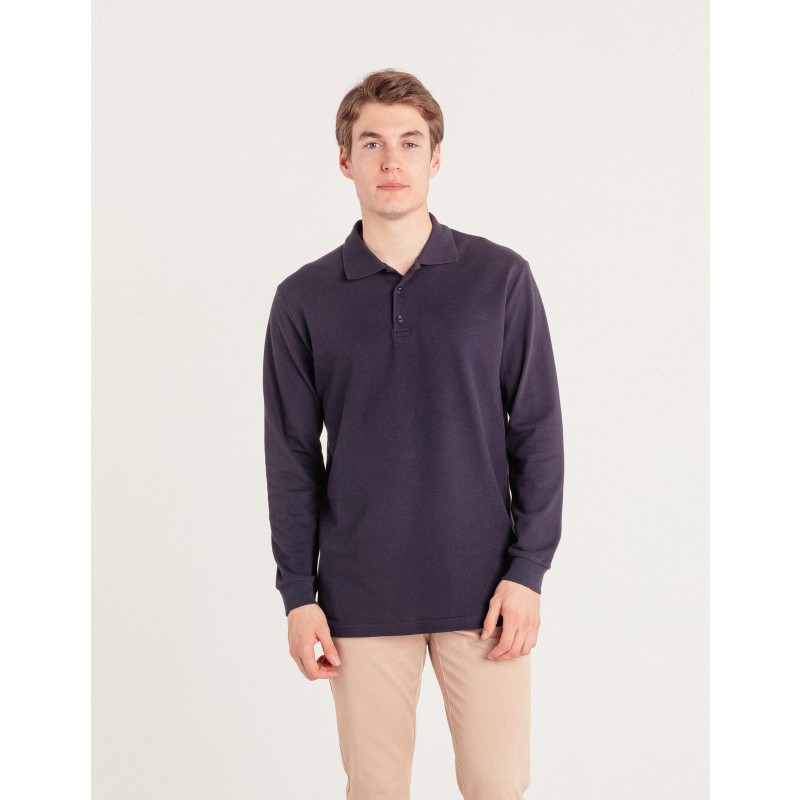 Polo manches longues Homme CRAOR/DF marine