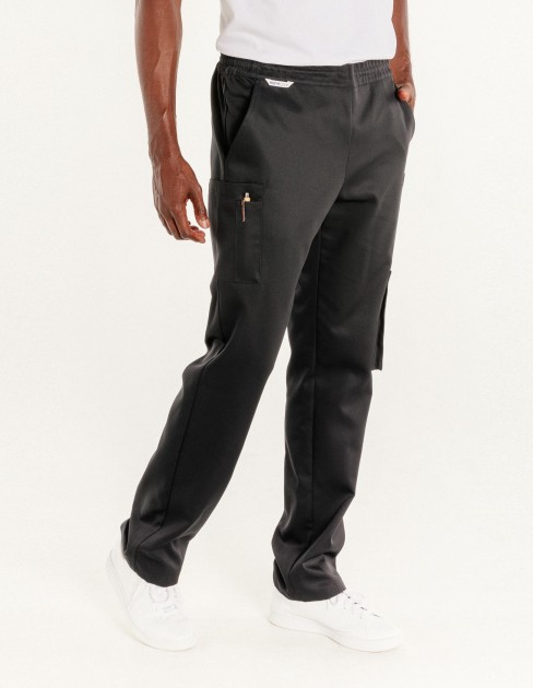 Pantalon médical & spa homme noir PER-KC-MPA13P3-380-XL
