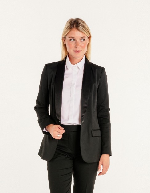 Veste smoking noire PER-KB-WJA06PV1-380-38