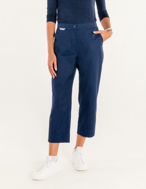 Pantacourt femme spa & médical bleu marine PER-KC-WPA01C1-076-XS