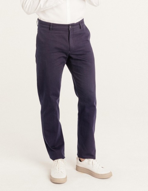 Pantalon chino regular fit bleu PER-KB-MPA14C8-076-36
