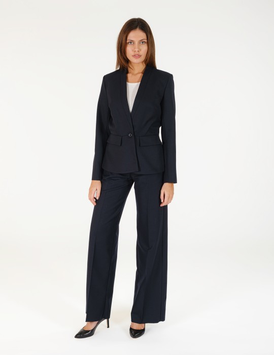 Veste basque bleu marine CAP-KB-WJA02