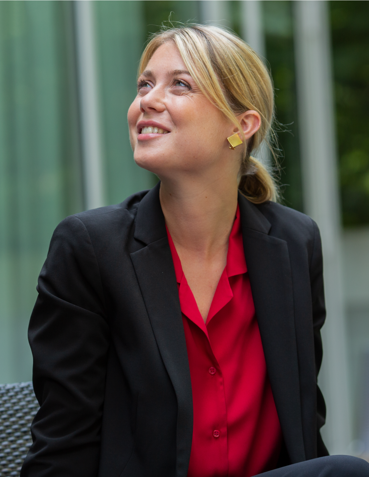 Chemisier fluide framboise