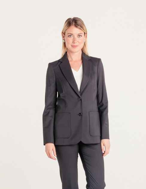 Veste cintrée charcoal PER-KB-WJA04P2-450-34