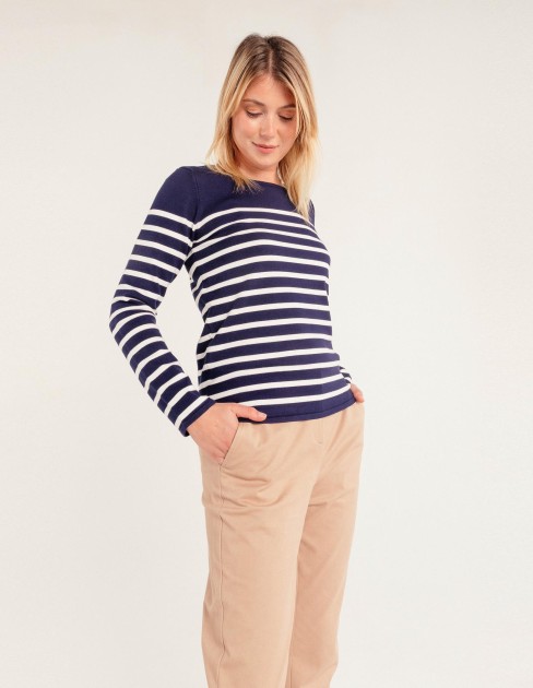 Pull marinière femme CAP-KB-WPU08M7-005-XS