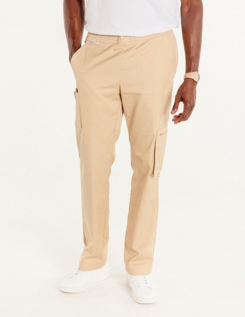 Pantalon médical & spa homme beige PER-KC-MPA13C1-030-S