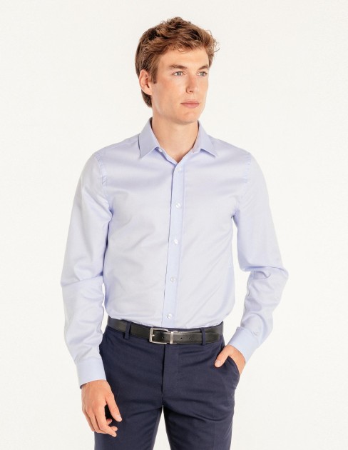 Chemise ajustée homme bleu ciel PER-KB-MSH15C7-057-37